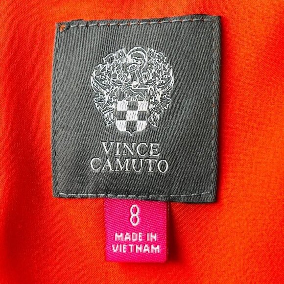 Vince Camuto Jewel Neck Sheath Dress Size 8 Multicolor Striped Sleeveless MIni - Picture 8 of 11